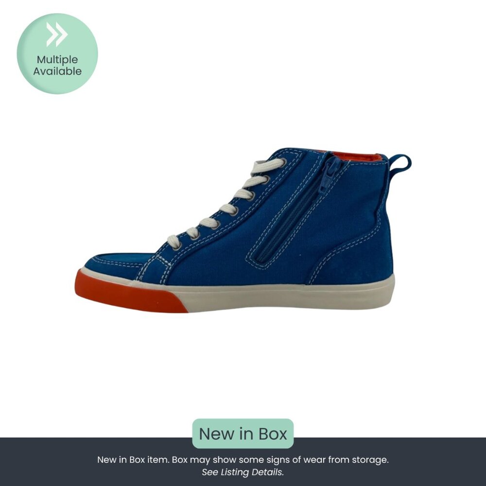 Clarks Club Pop JNR Sneakers – Blue & Orange